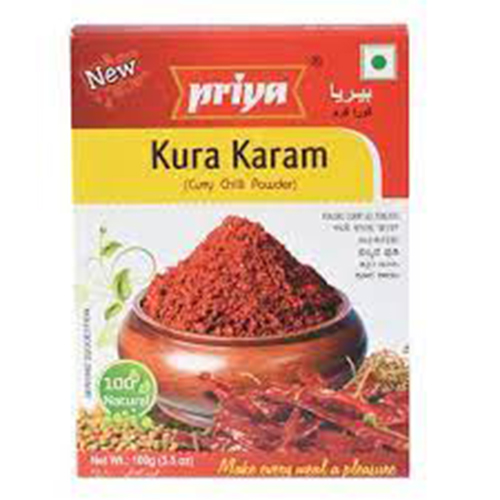 http://atiyasfreshfarm.com/public/storage/photos/1/New Project 1/Priya Kura Karam Powder (100gm).jpg